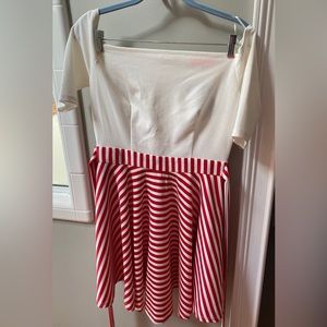 Ladies size large off the shoulder mini dress